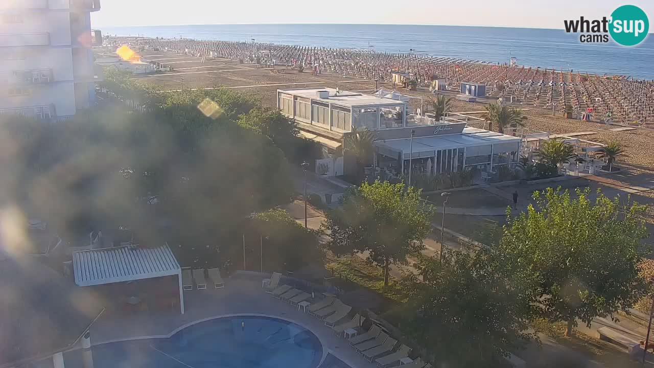 Live Webcam Bibione beach – view from Ashanti ApartHotel