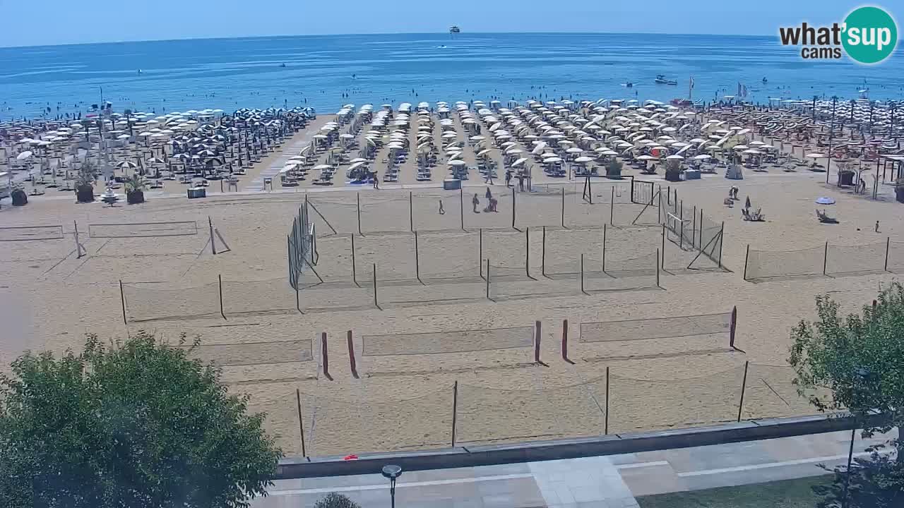 Web kamera Bibione plaža – pogled sa Ashanti ApartHotela