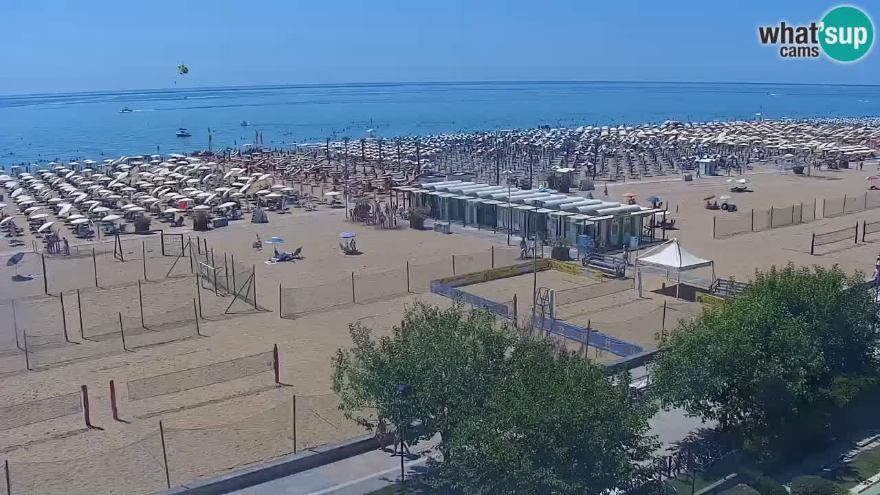 Live Webcam Bibione beach – view from Ashanti ApartHotel