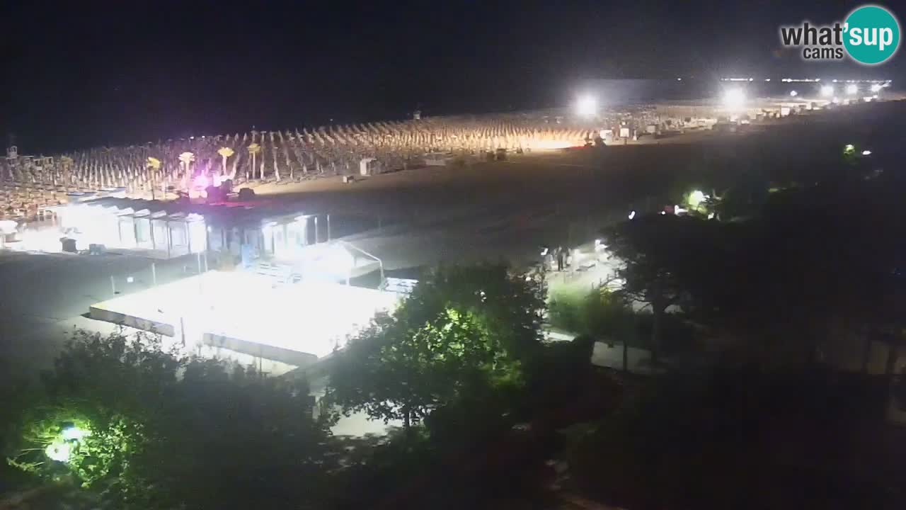 Webcam en direct plage de Bibione – vue depuis Ashanti ApartHotel