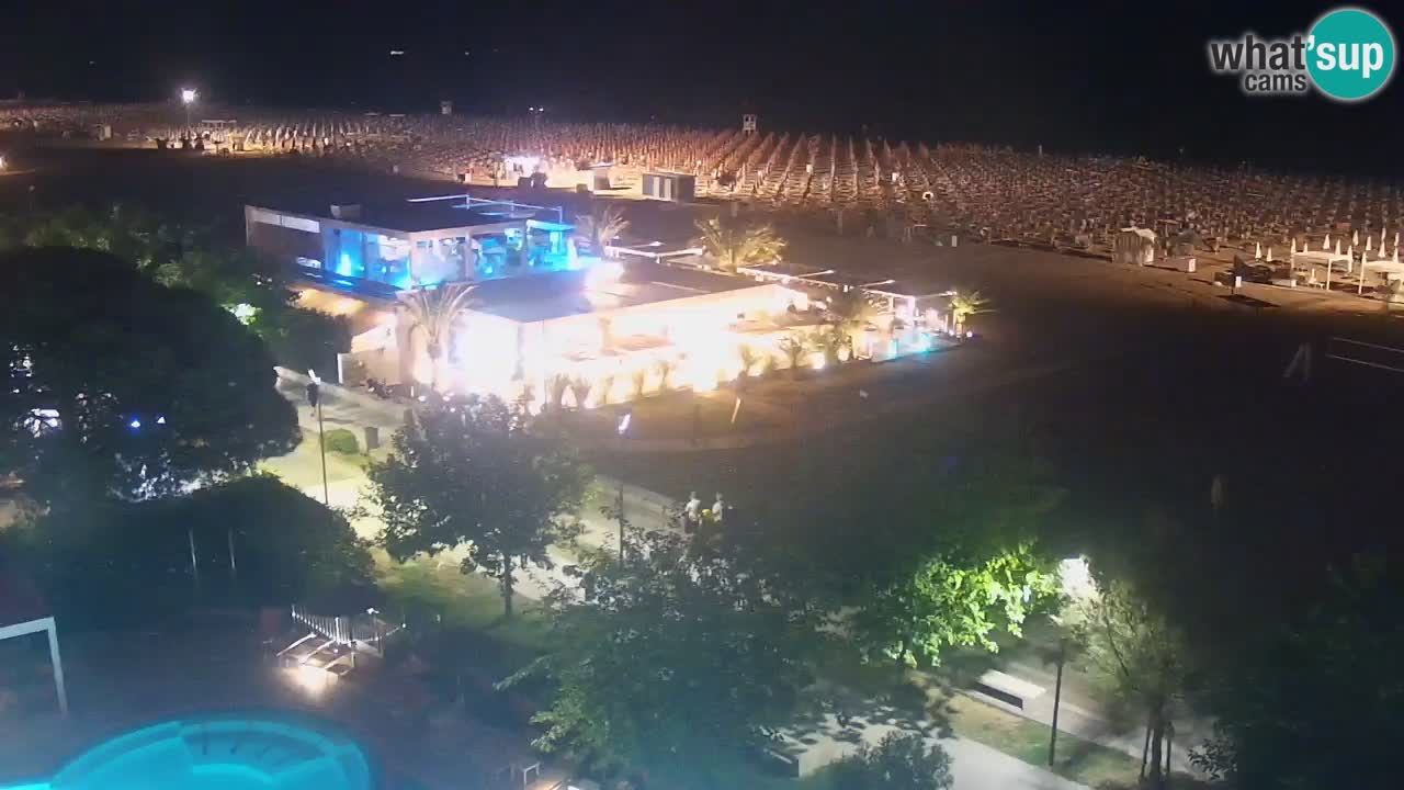 Webcam en vivo playa Bibione – vista desde Ashanti ApartHotel