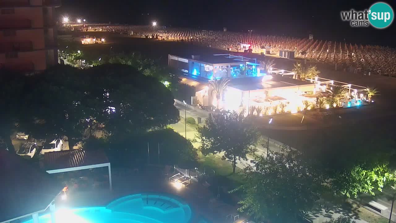 Live Webcam Bibione spiaggia – vista dall’Ashanti ApartHotel