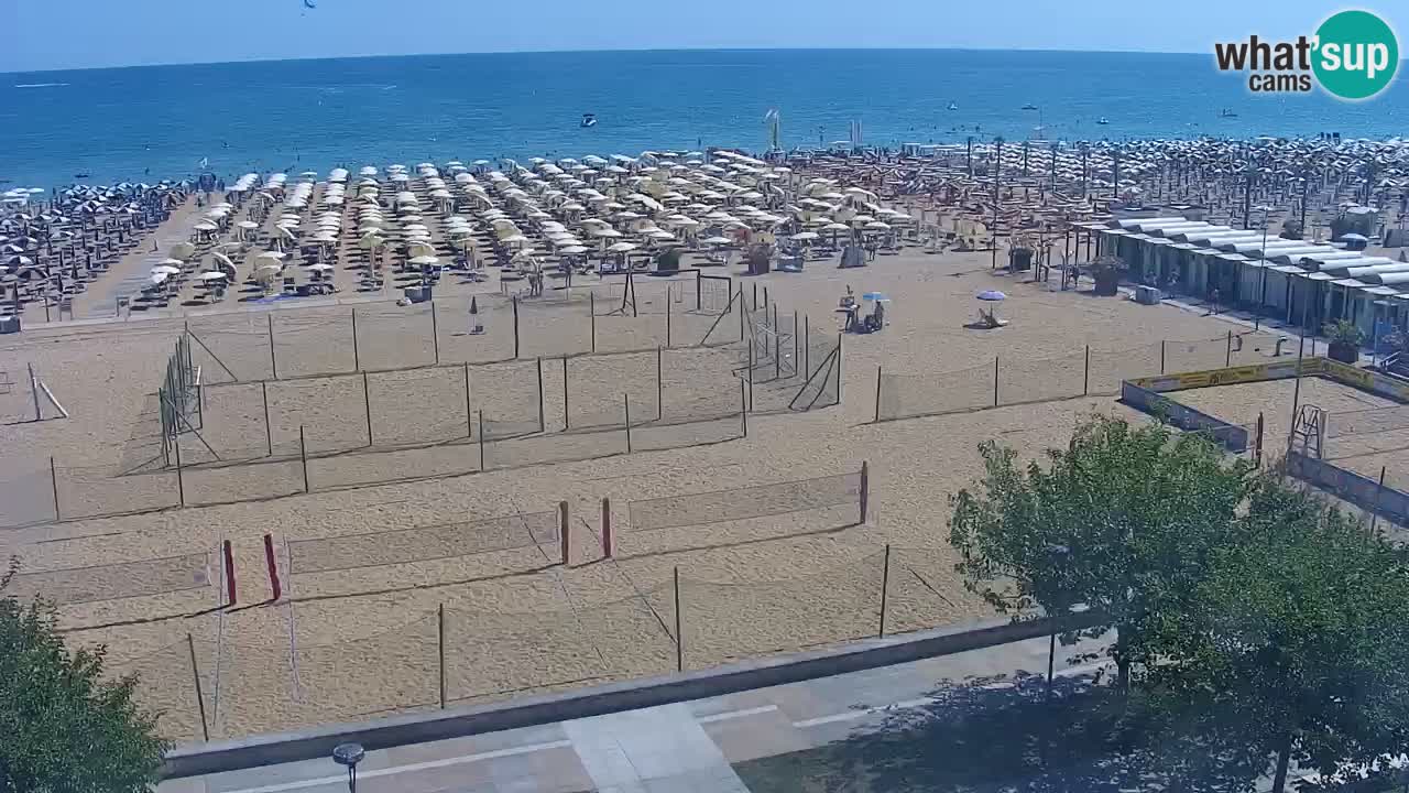 Live Webcam Bibione spiaggia – vista dall’Ashanti ApartHotel
