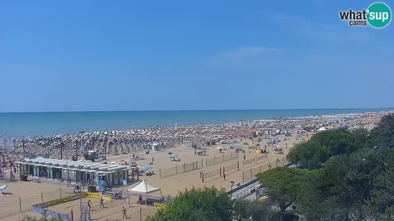 Live Webcam Bibione spiaggia – vista dall’Ashanti ApartHotel