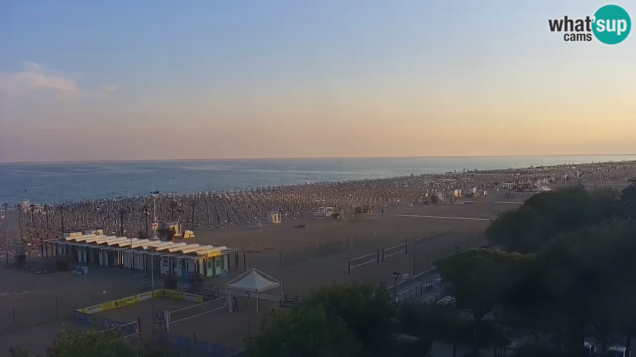 Webcam en direct plage de Bibione – vue depuis Ashanti ApartHotel
