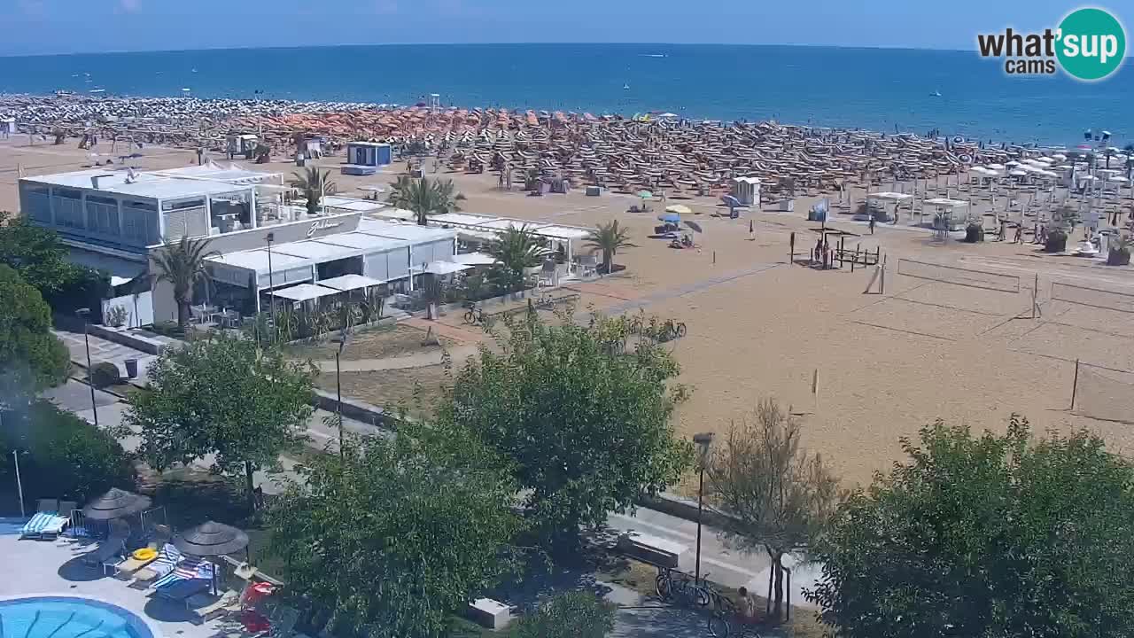Live Webcam Bibione beach – view from Ashanti ApartHotel