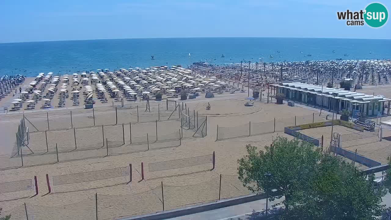 Live Webcam Bibione spiaggia – vista dall’Ashanti ApartHotel
