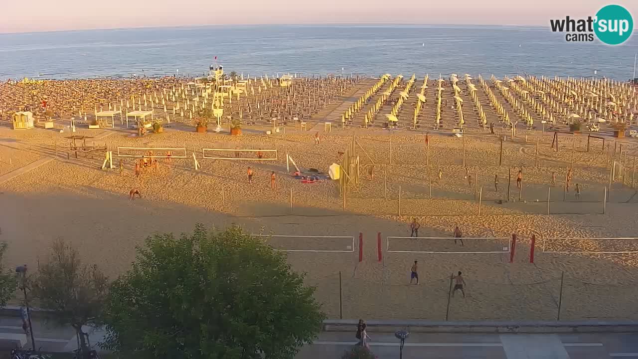 Web kamera Bibione plaža – pogled sa Ashanti ApartHotela