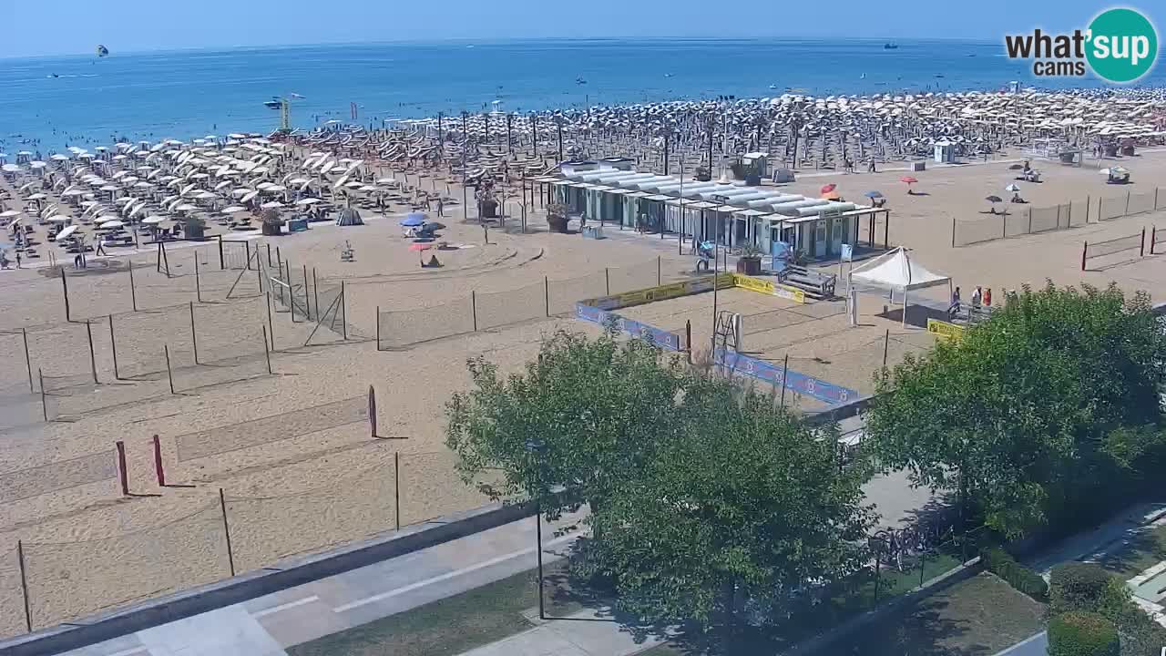 Live Webcam Bibione beach – view from Ashanti ApartHotel