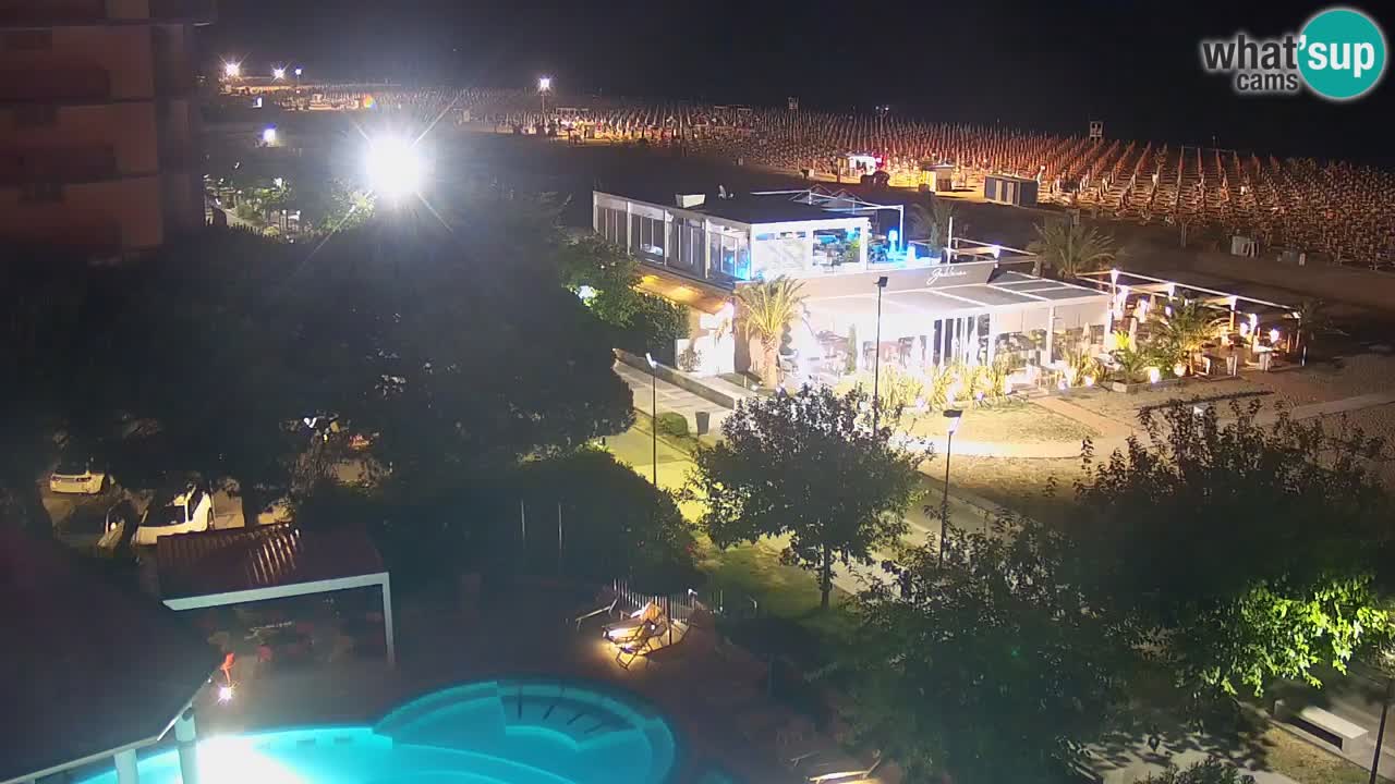 Live Webcam Bibione beach – view from Ashanti ApartHotel