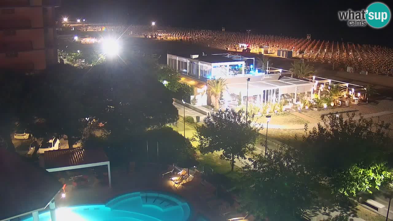Live Webcam Bibione beach – view from Ashanti ApartHotel