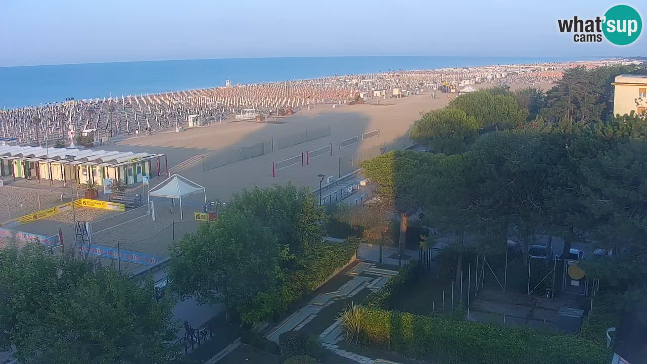 Live Webcam Bibione Strand – Blick vom Ashanti ApartHotel