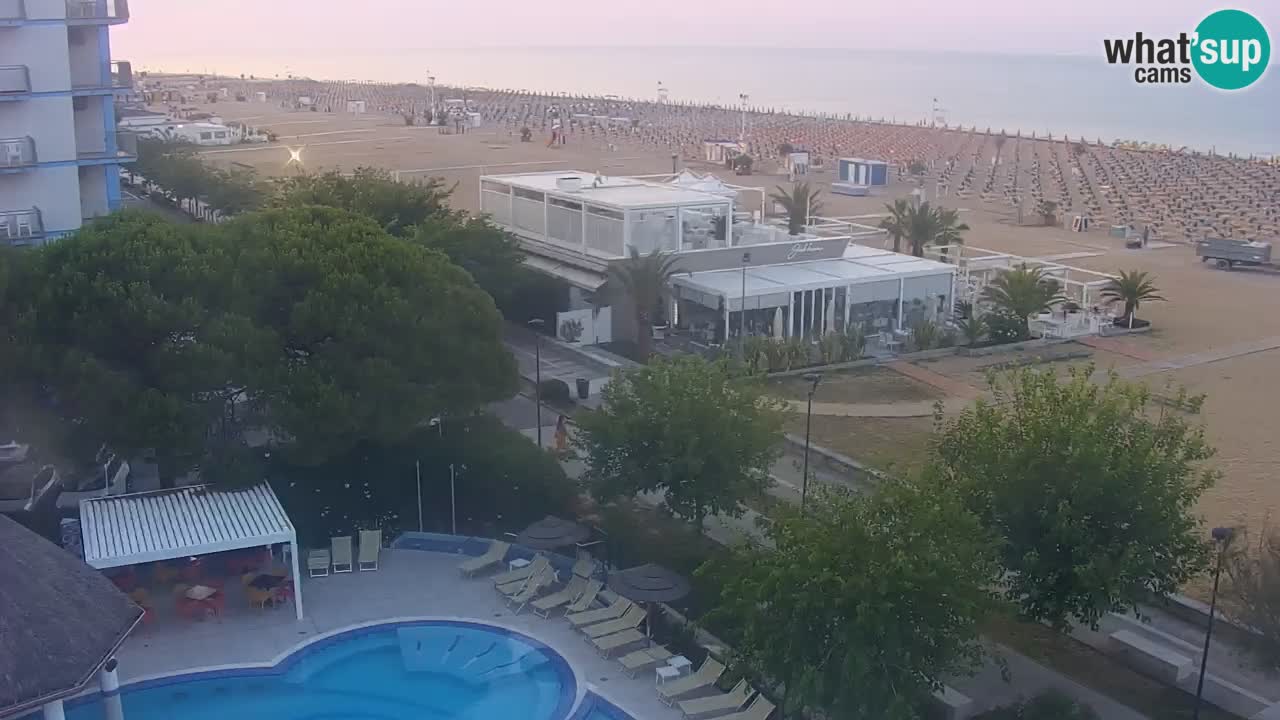 Live Webcam Bibione beach – view from Ashanti ApartHotel