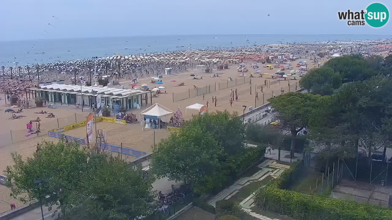 Live Webcam Bibione beach – view from Ashanti ApartHotel