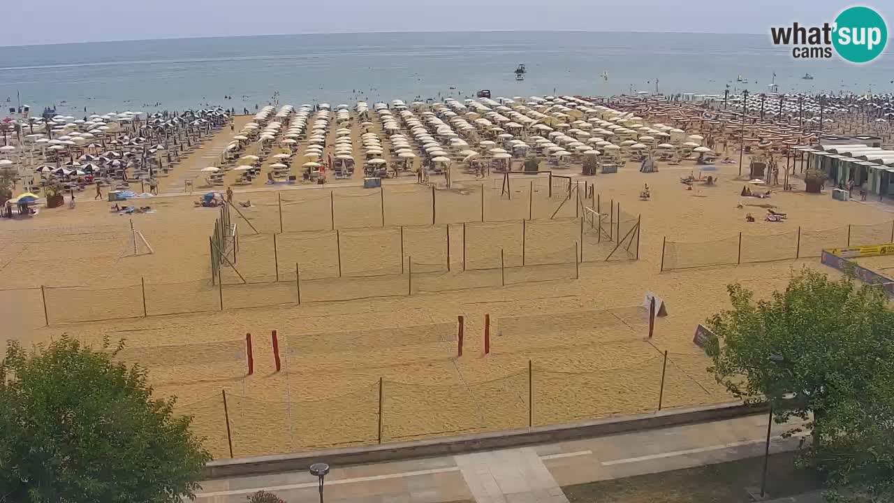 Web kamera Bibione plaža – pogled sa Ashanti ApartHotela