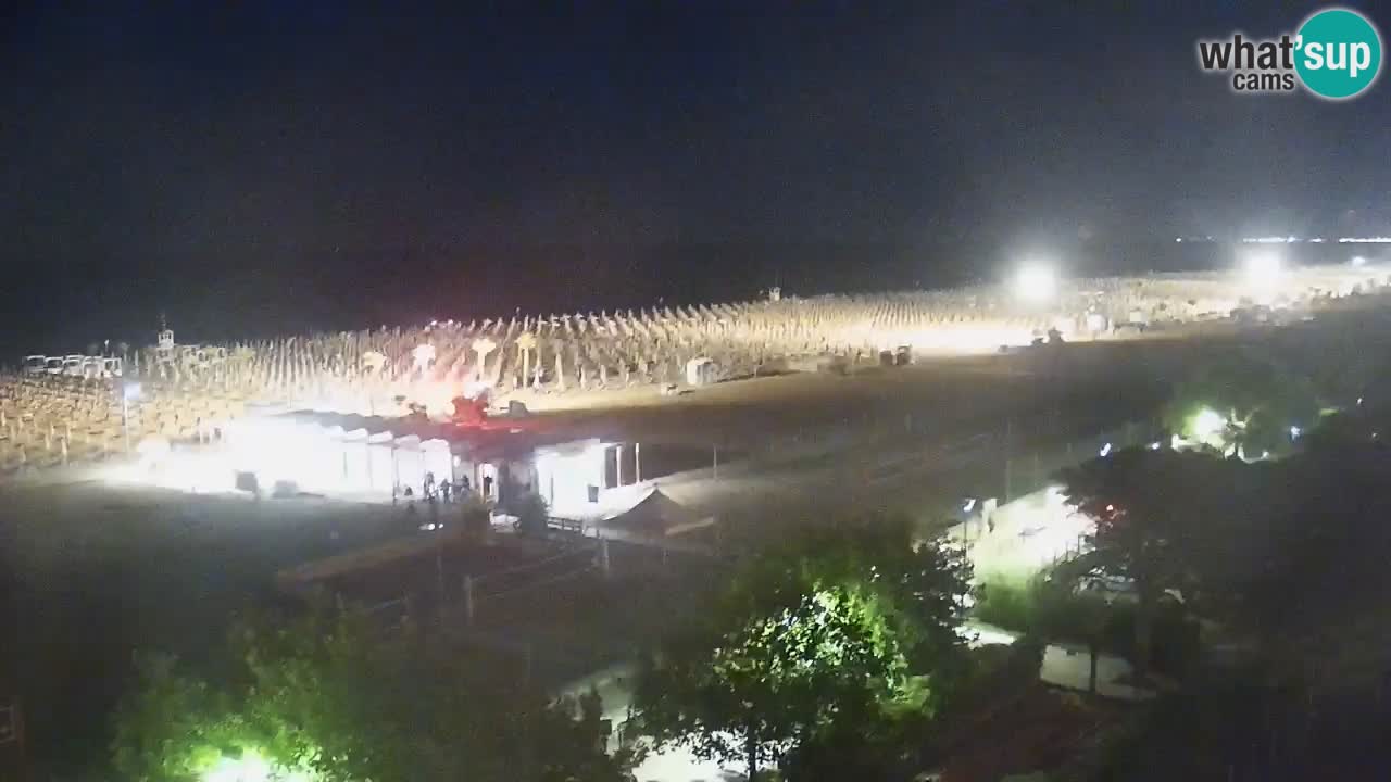Web kamera Bibione plaža – pogled sa Ashanti ApartHotela