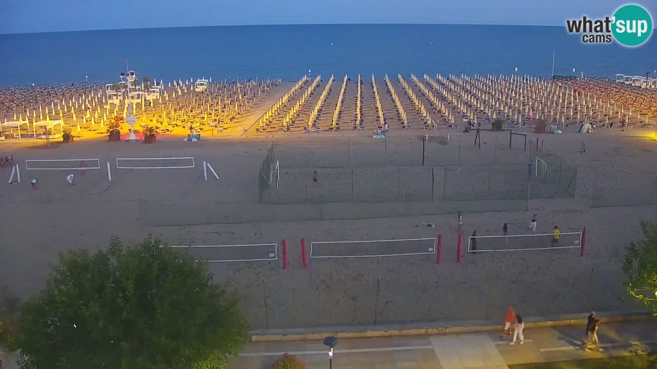 Live Webcam Bibione spiaggia – vista dall’Ashanti ApartHotel