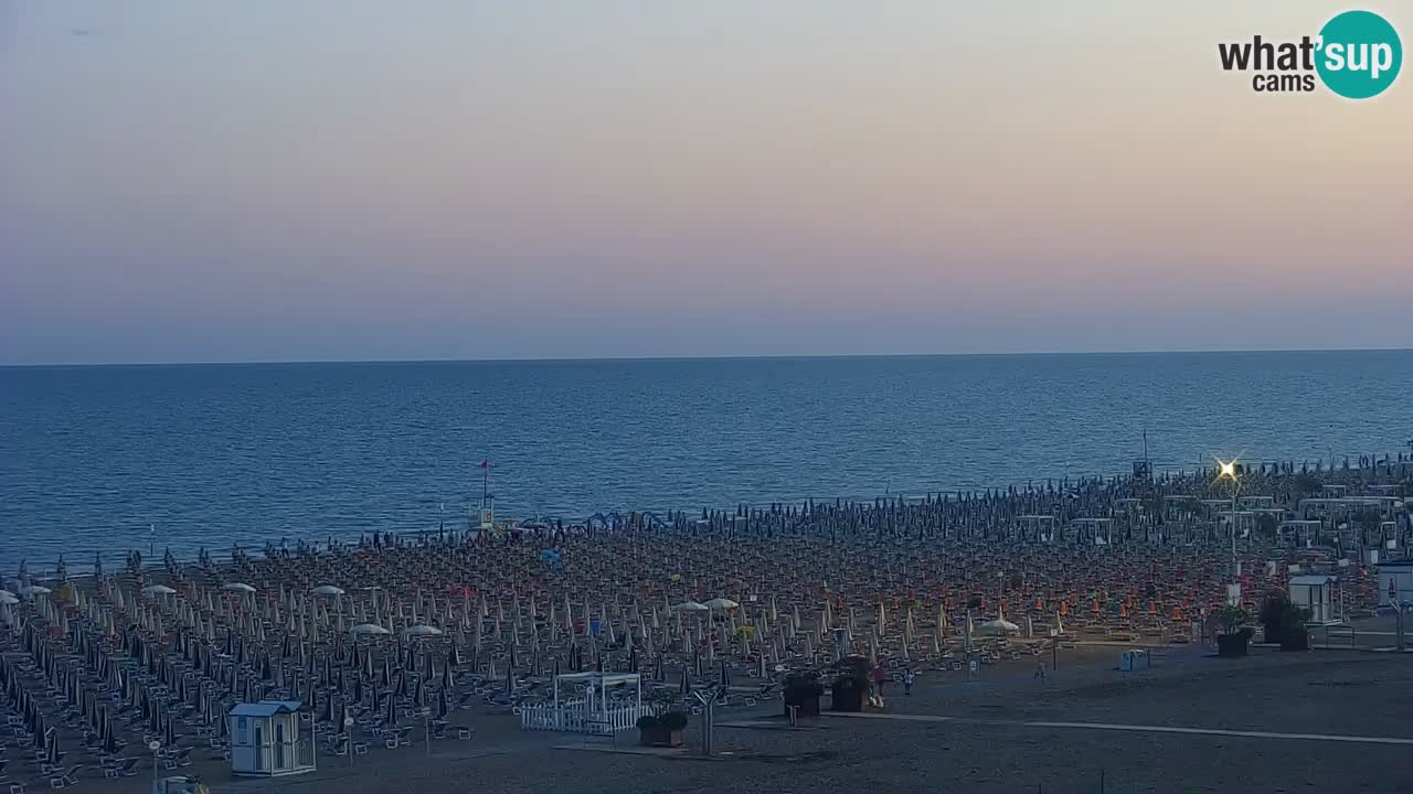 Webcam en direct plage de Bibione – vue depuis Ashanti ApartHotel