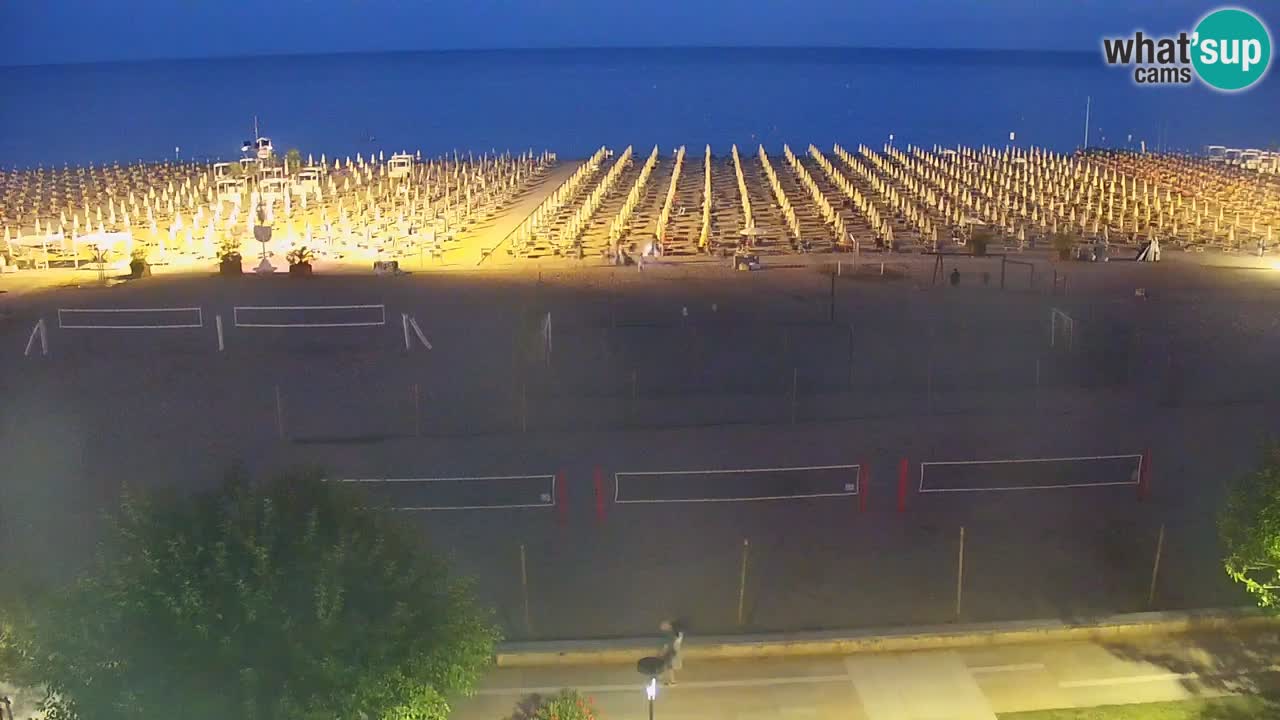 Live Webcam Bibione beach – view from Ashanti ApartHotel