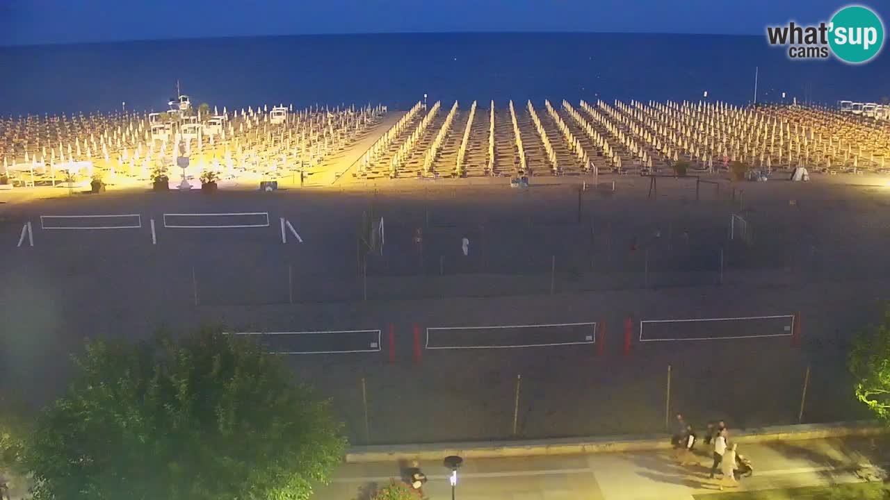 Live Webcam Bibione beach – view from Ashanti ApartHotel