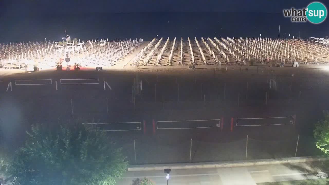 Webcam en vivo playa Bibione – vista desde Ashanti ApartHotel