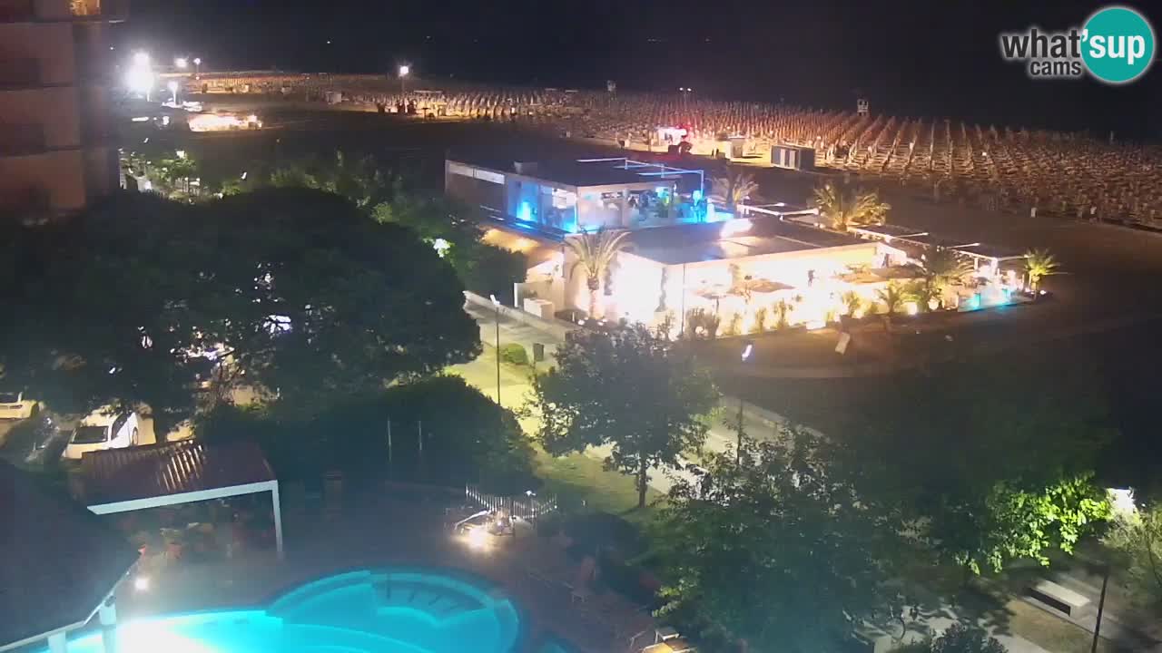 Live Webcam Bibione spiaggia – vista dall’Ashanti ApartHotel