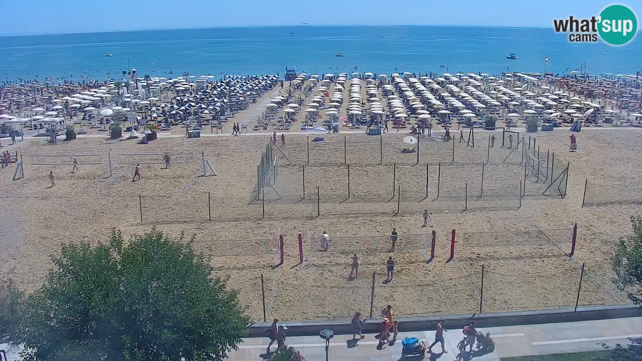 Live Webcam Bibione spiaggia – vista dall’Ashanti ApartHotel