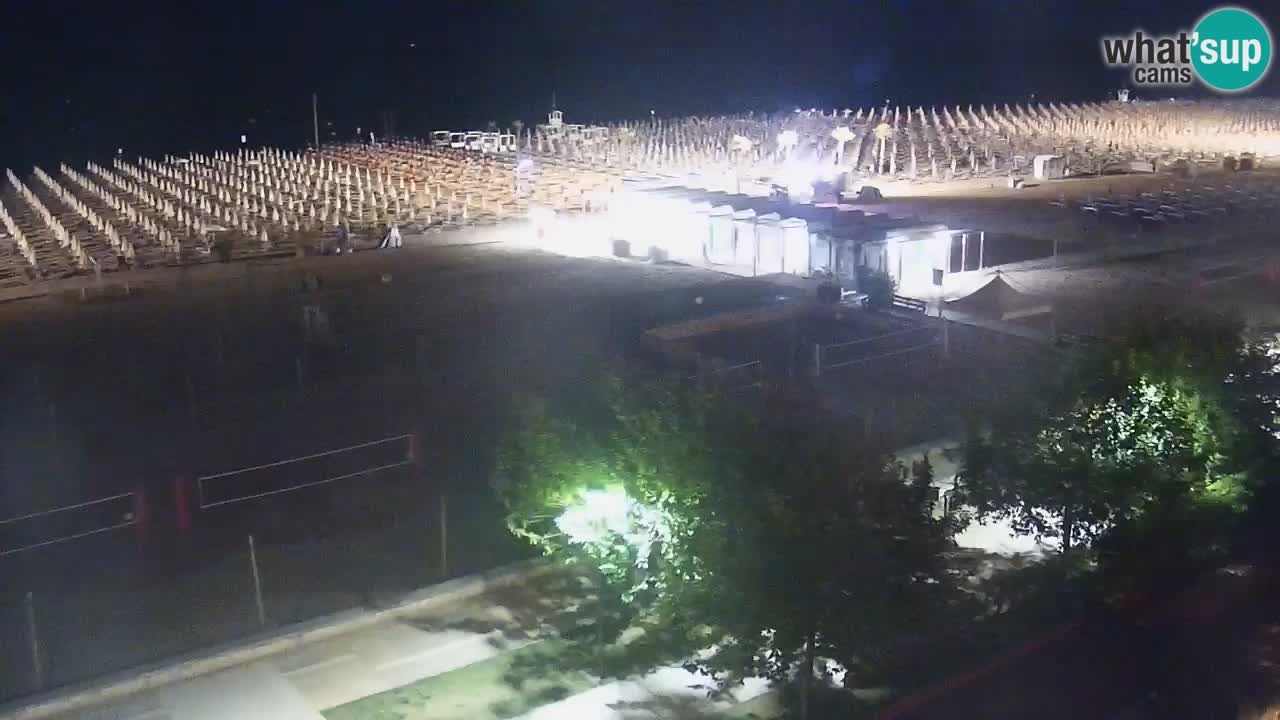 Web kamera Bibione plaža – pogled sa Ashanti ApartHotela