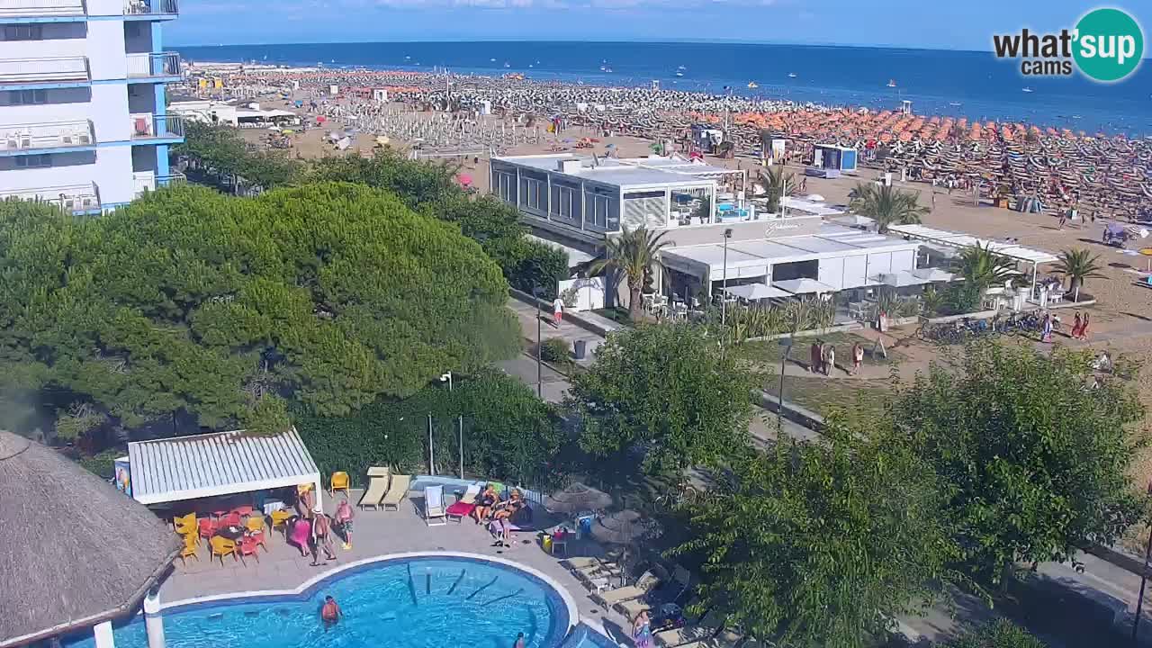 Live Webcam Bibione spiaggia – vista dall’Ashanti ApartHotel