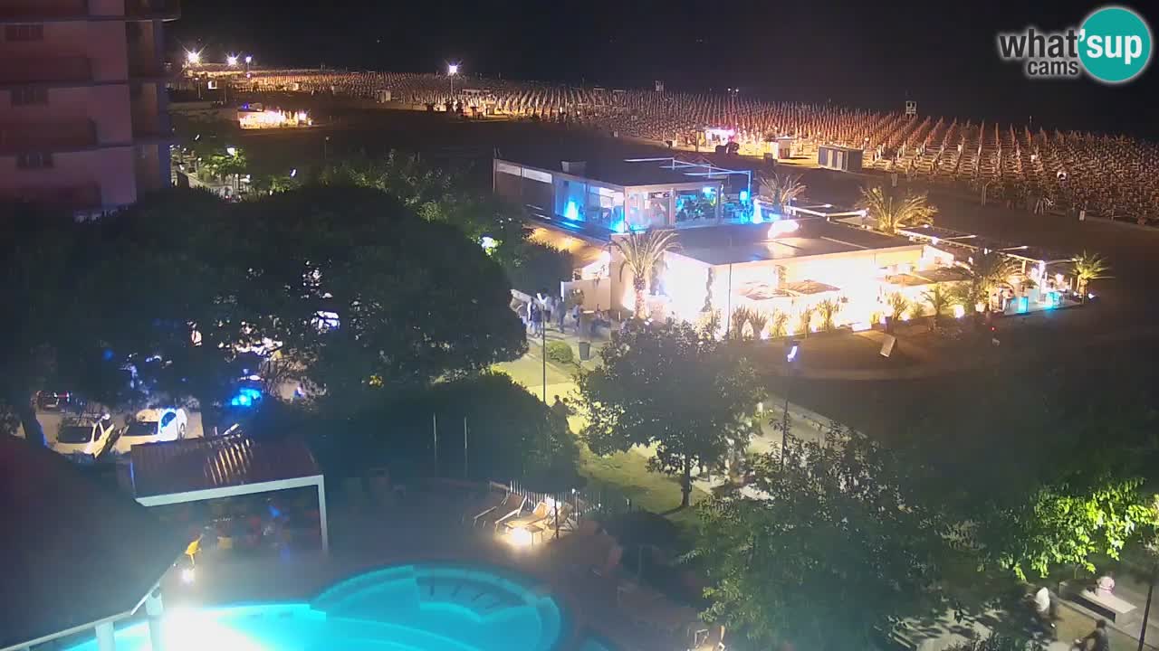 Live Webcam Bibione spiaggia – vista dall’Ashanti ApartHotel