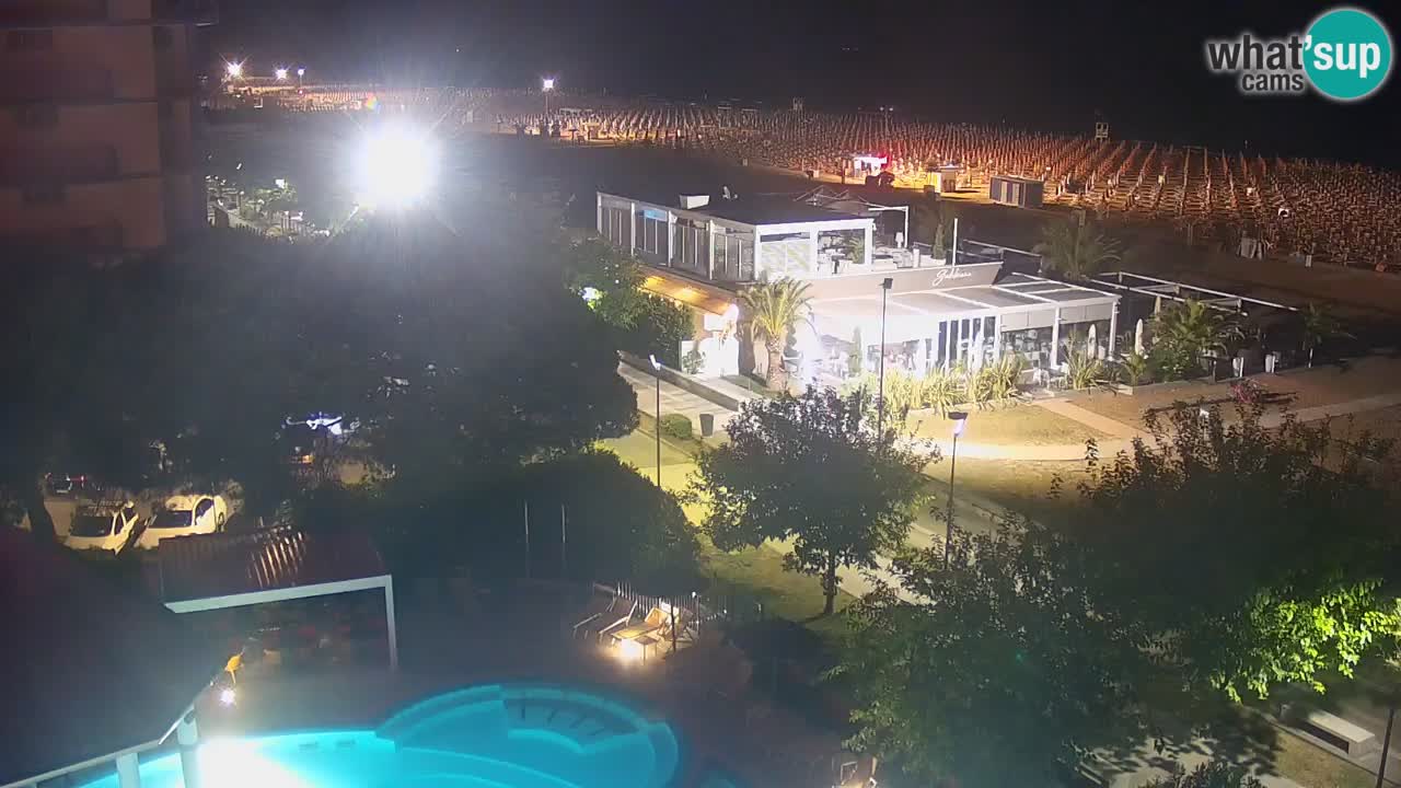 Live Webcam Bibione spiaggia – vista dall’Ashanti ApartHotel