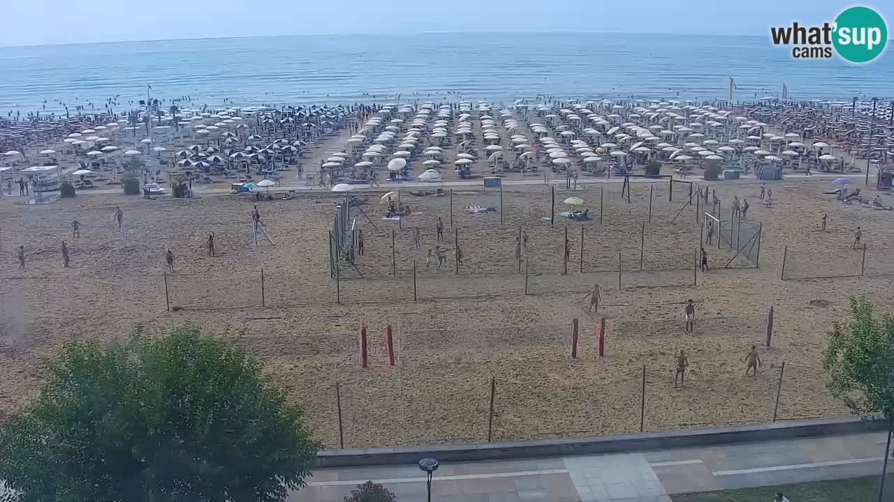 Web kamera Bibione plaža – pogled sa Ashanti ApartHotela