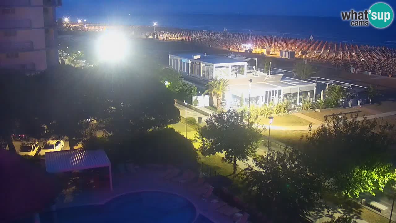 Live Webcam Bibione beach – view from Ashanti ApartHotel
