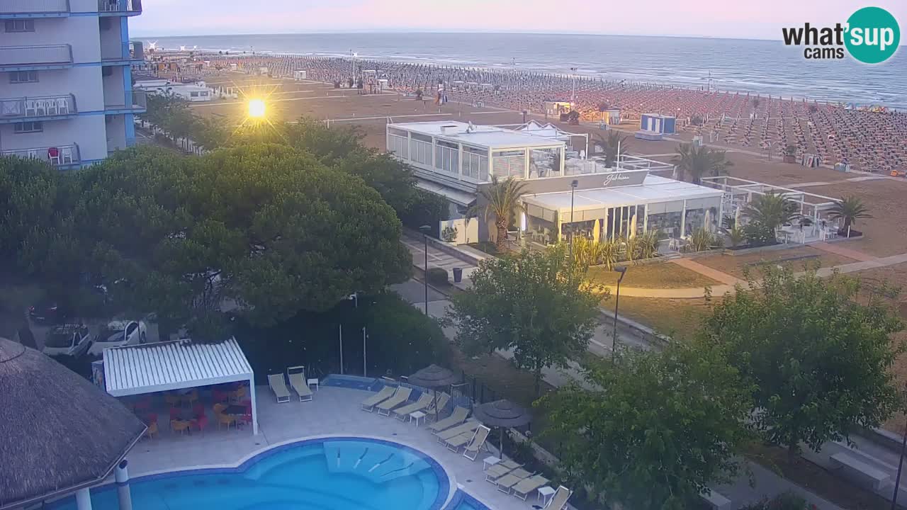 Live Webcam Bibione spiaggia – vista dall’Ashanti ApartHotel