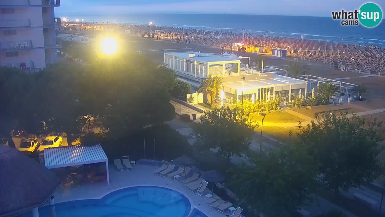 Live Webcam Bibione spiaggia – vista dall’Ashanti ApartHotel