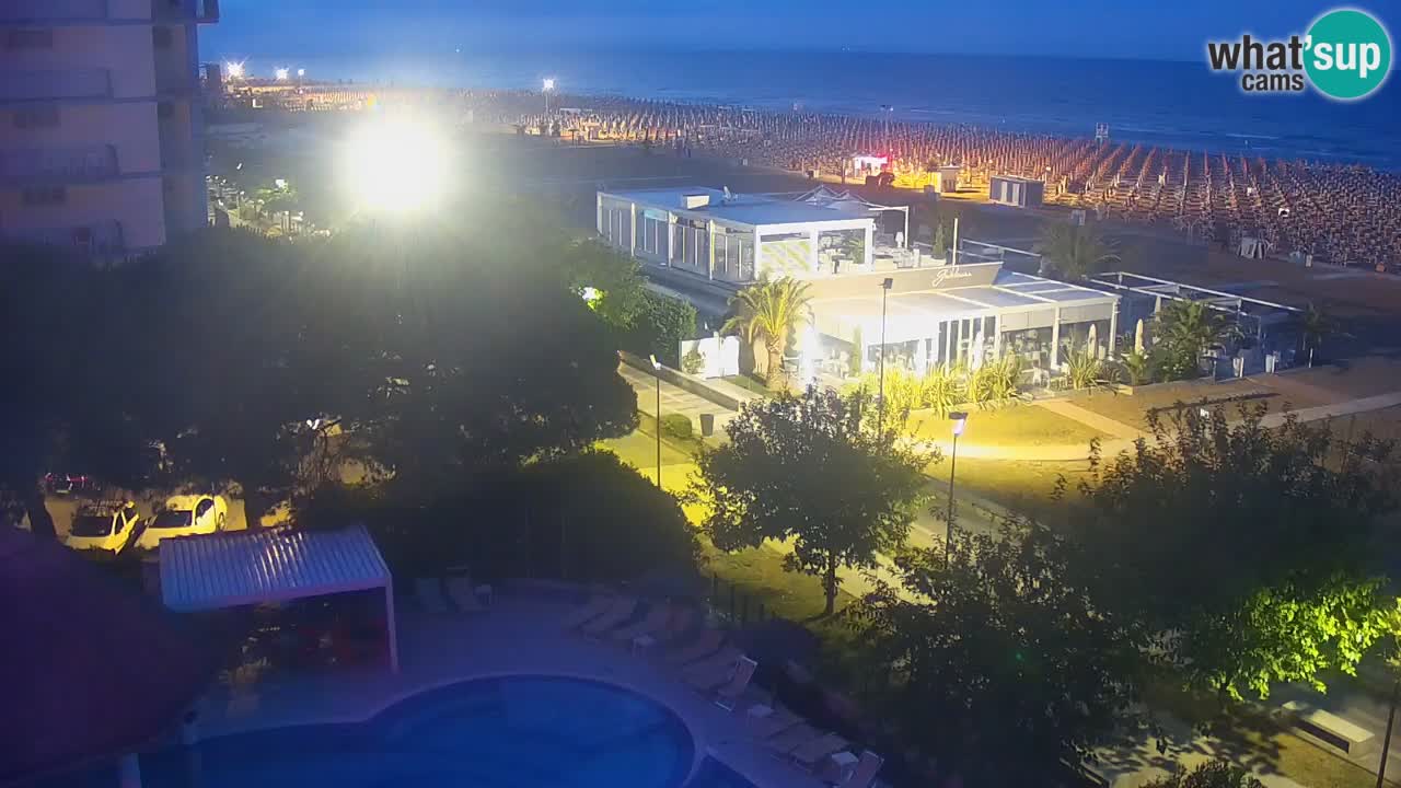 Live Webcam Bibione spiaggia – vista dall’Ashanti ApartHotel