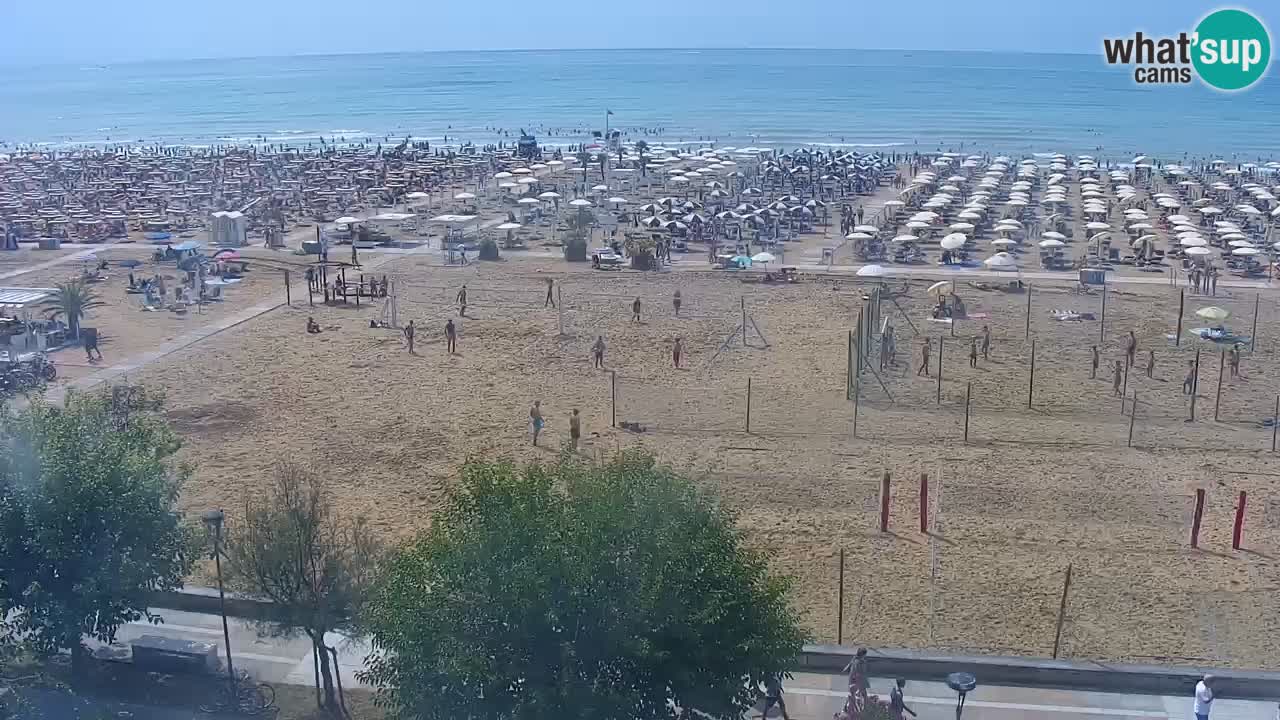 Webcam en vivo playa Bibione – vista desde Ashanti ApartHotel