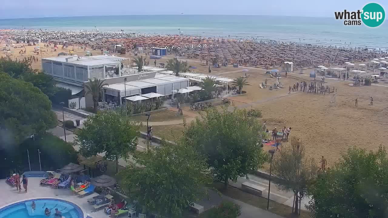 Live Webcam Bibione Strand – Blick vom Ashanti ApartHotel