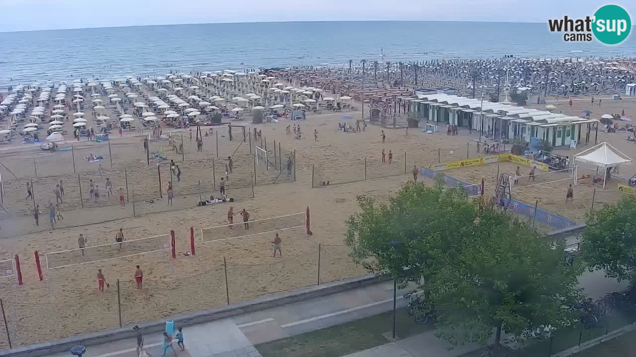 Web kamera Bibione plaža – pogled sa Ashanti ApartHotela