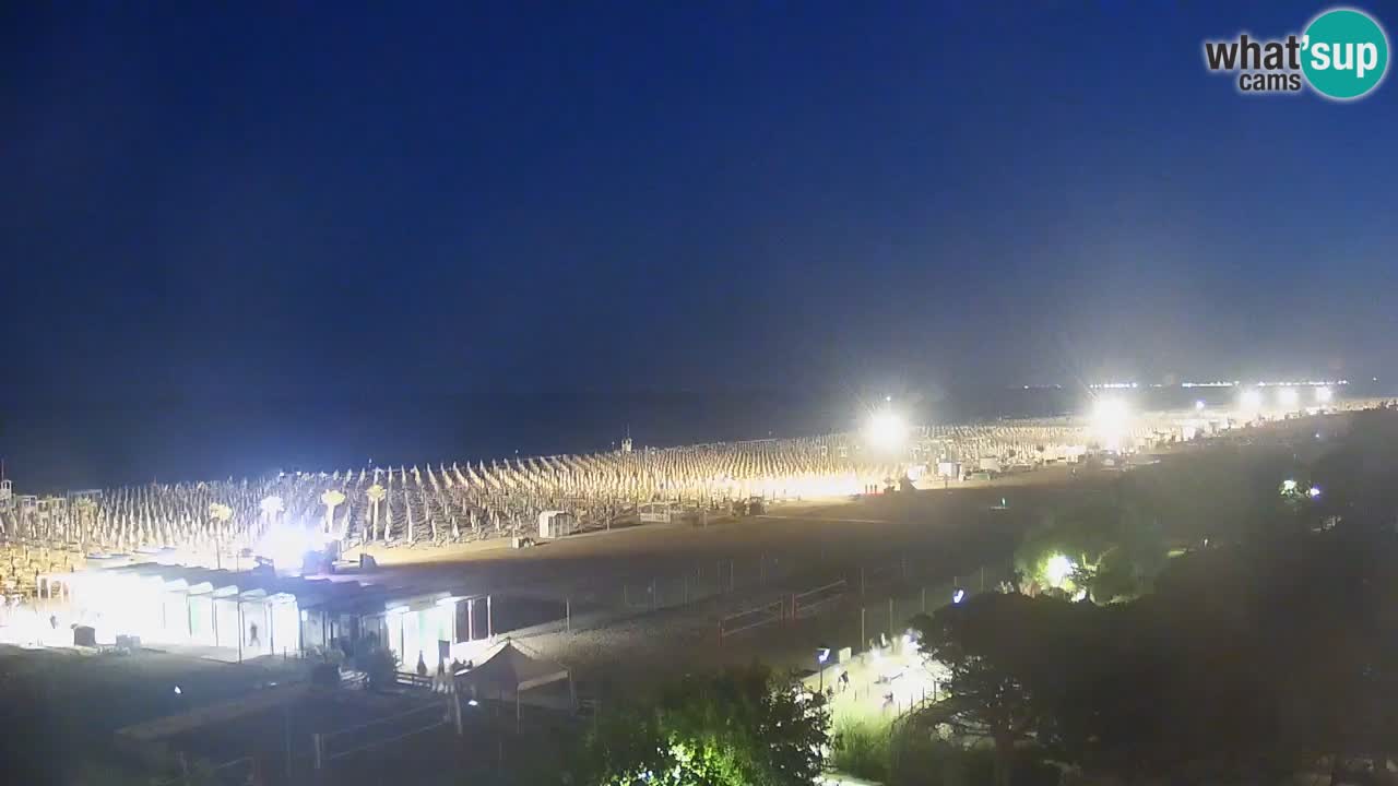 Webcam en vivo playa Bibione – vista desde Ashanti ApartHotel