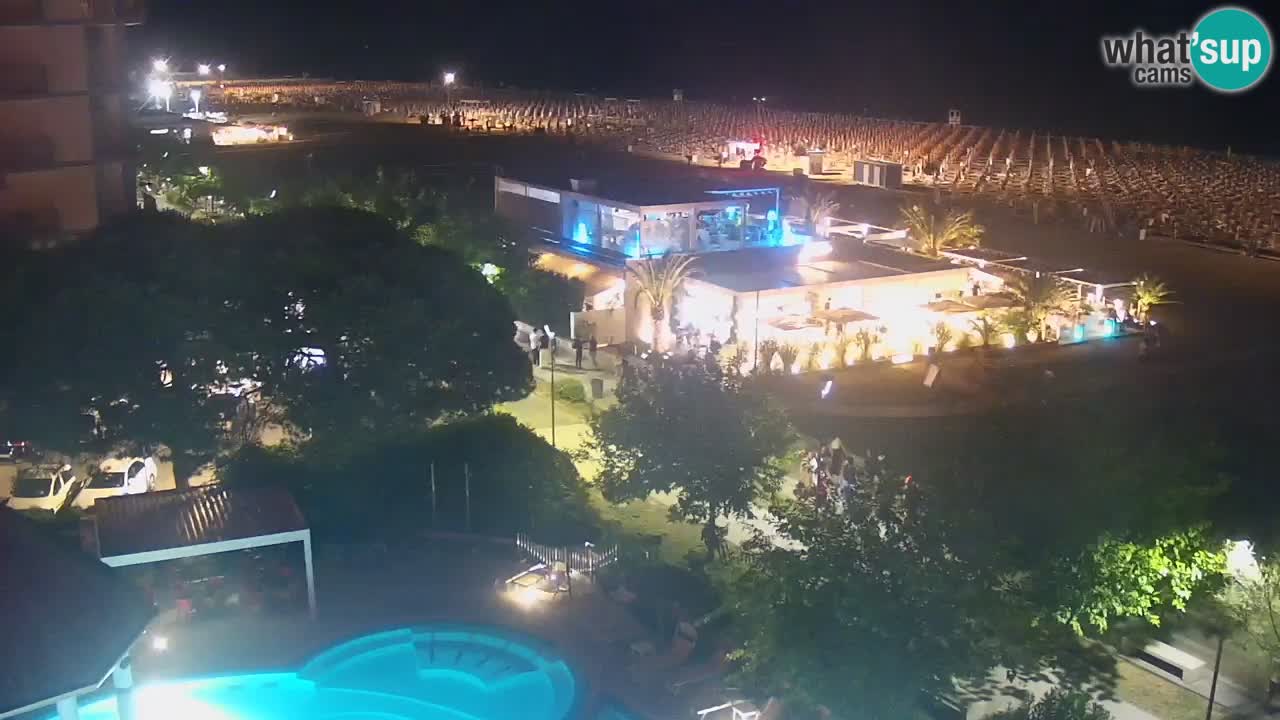Live Webcam Bibione spiaggia – vista dall’Ashanti ApartHotel