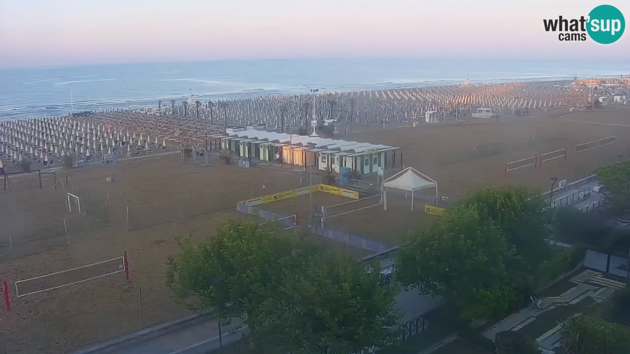 Live Webcam Bibione spiaggia – vista dall’Ashanti ApartHotel