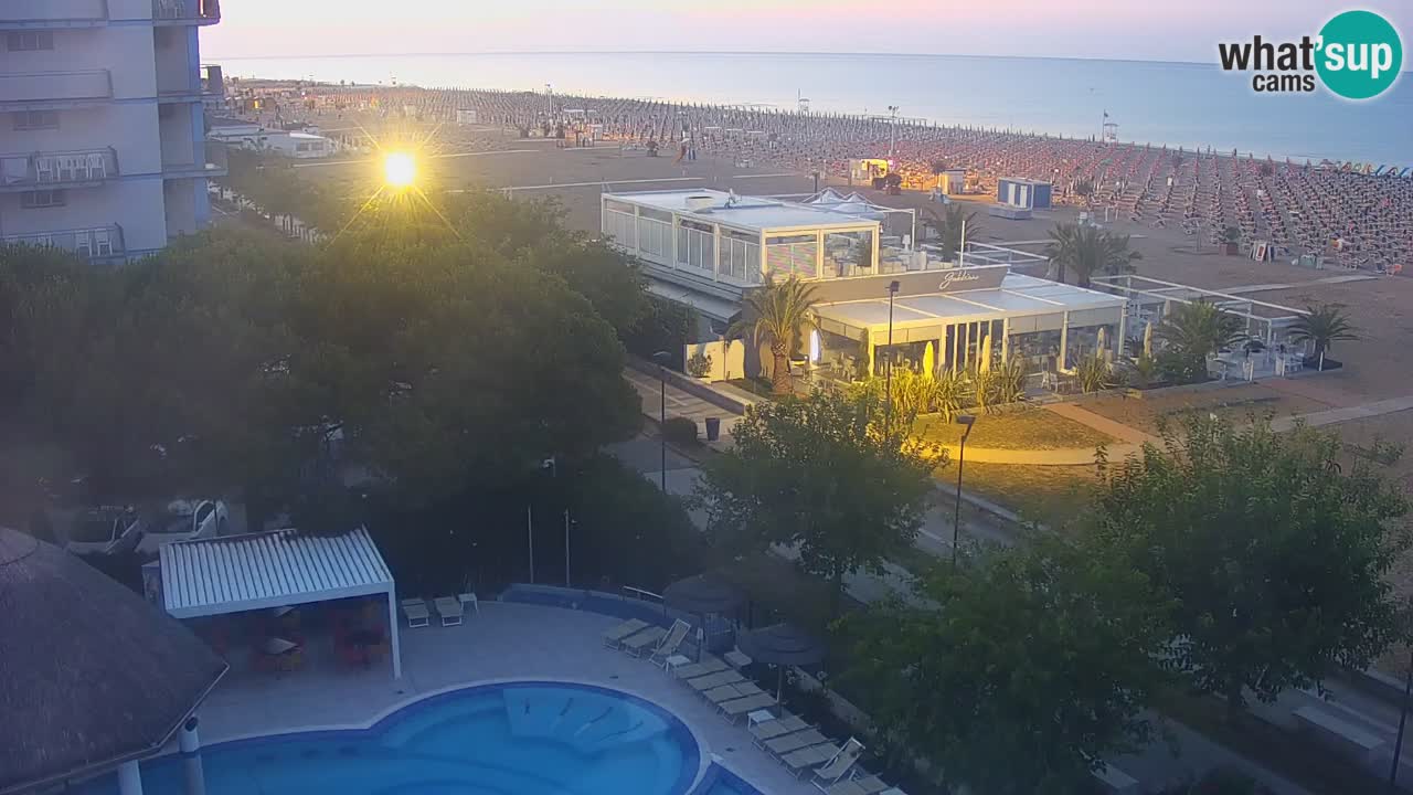 Live Webcam Bibione beach – view from Ashanti ApartHotel