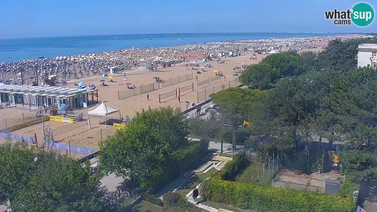 Live Webcam Bibione Strand – Blick vom Ashanti ApartHotel