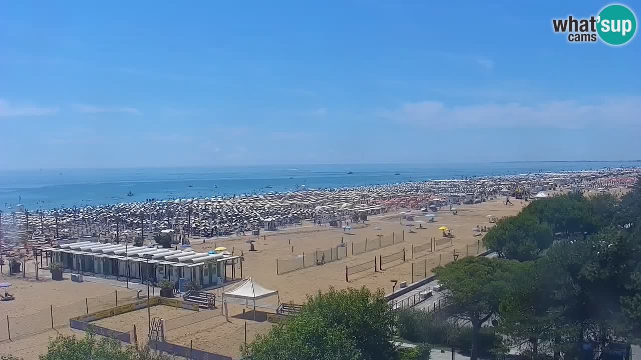 Live Webcam Bibione beach – view from Ashanti ApartHotel