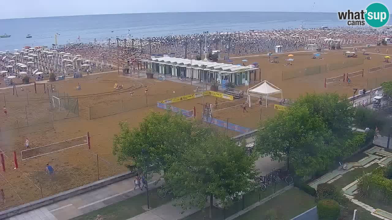 Live Webcam Bibione Strand – Blick vom Ashanti ApartHotel