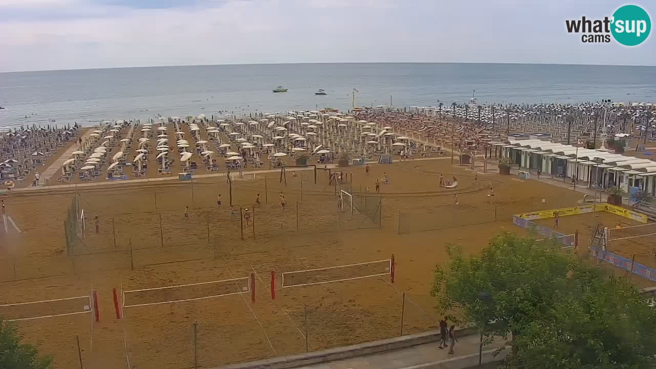 Live Webcam Bibione spiaggia – vista dall’Ashanti ApartHotel