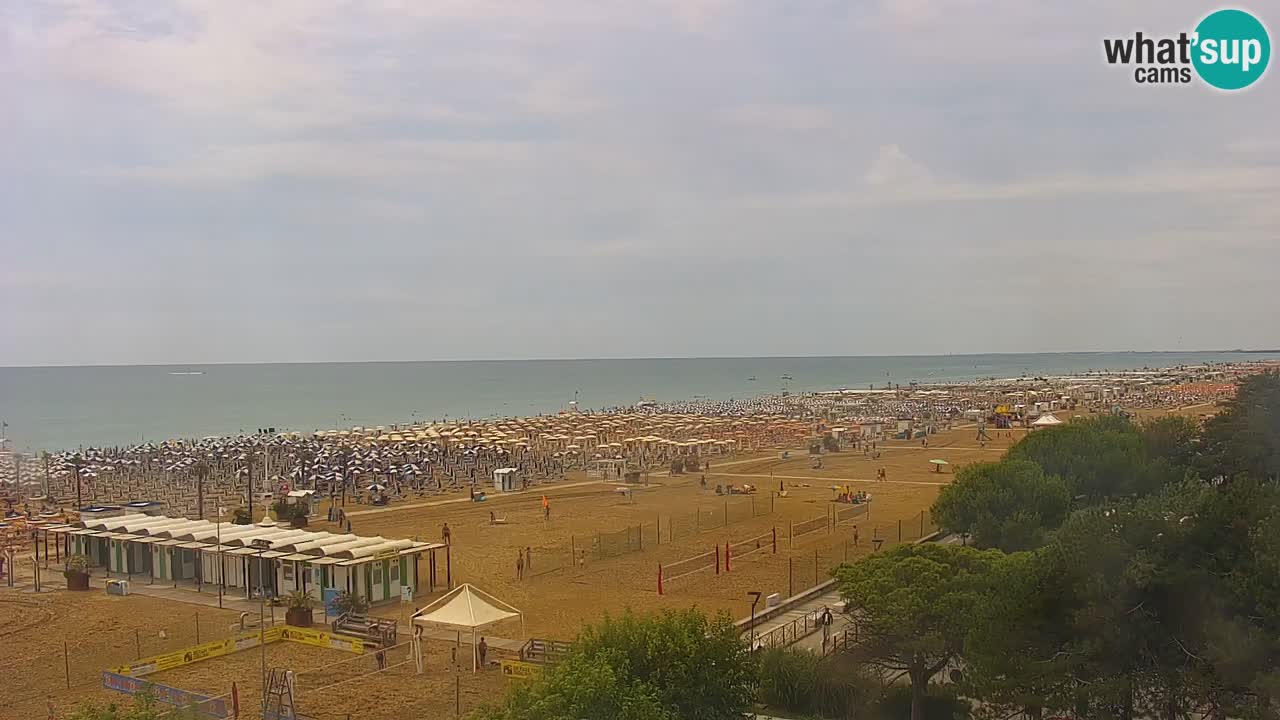 Live Webcam Bibione spiaggia – vista dall’Ashanti ApartHotel