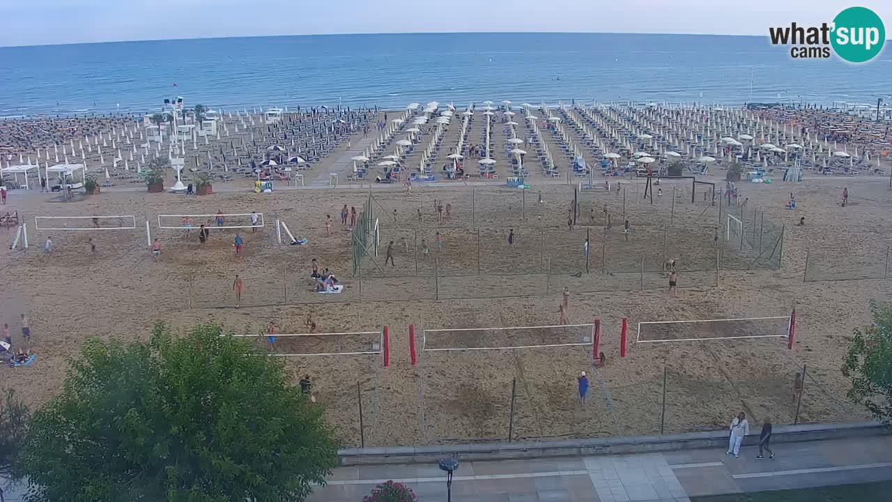 Web kamera Bibione plaža – pogled sa Ashanti ApartHotela