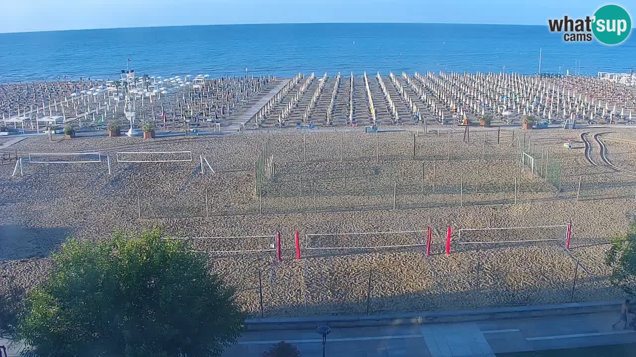 Web kamera Bibione plaža – pogled sa Ashanti ApartHotela